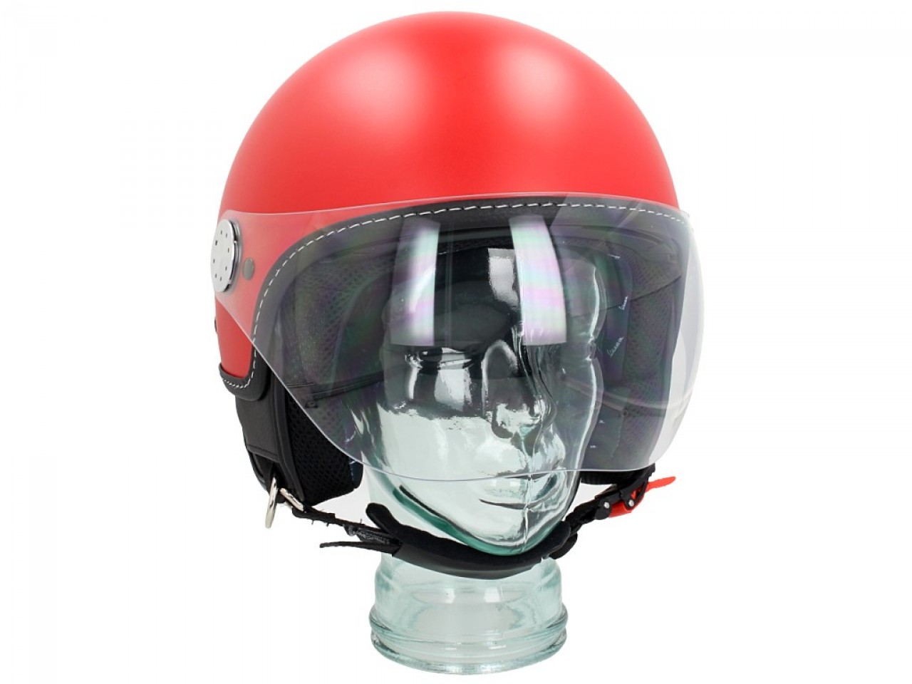 Vespa Jethelm Visor 3.0 rot profondo