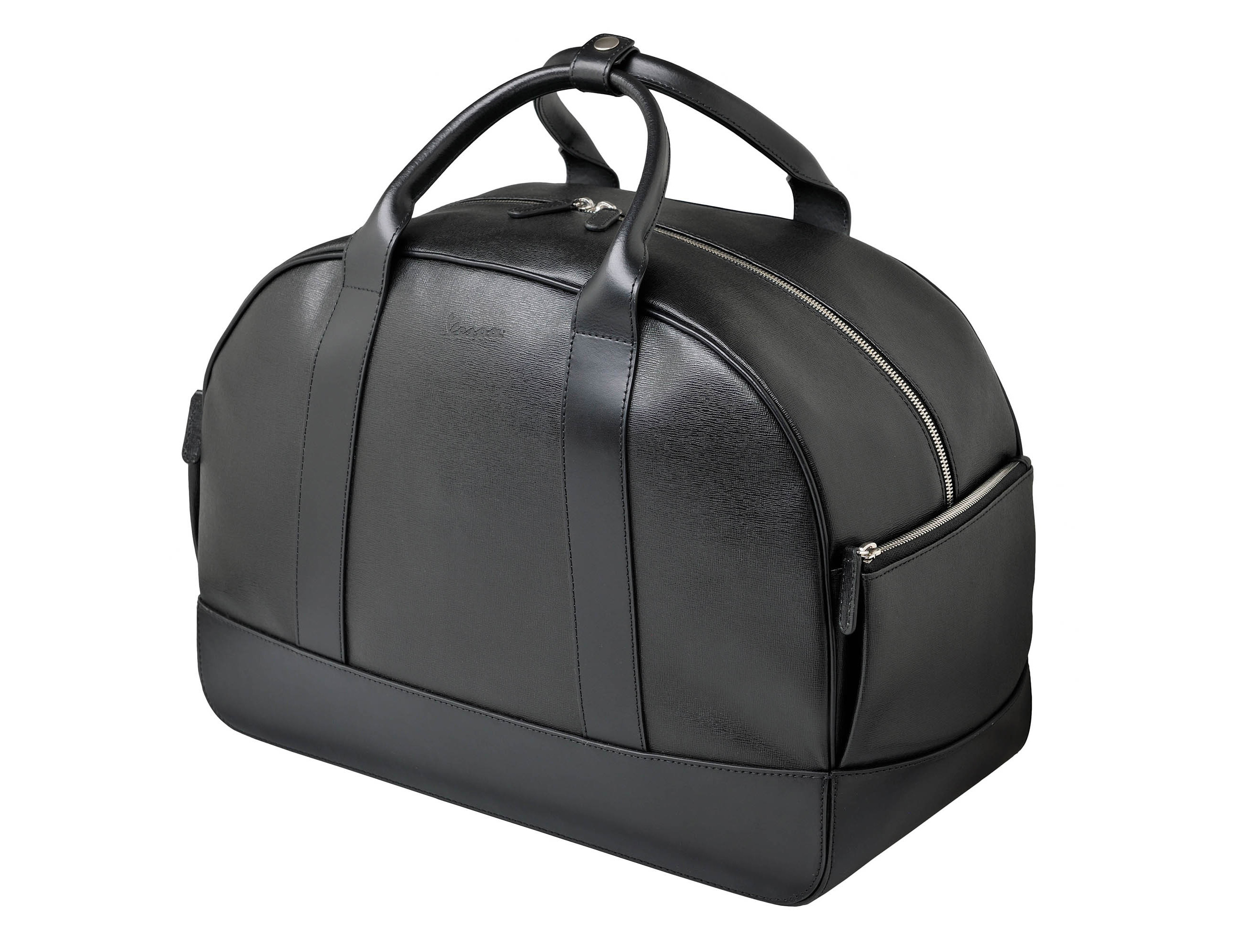 Original Vespa Heck-Ledertasche für GTS - schwarz