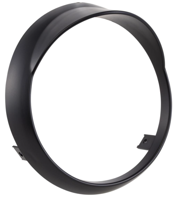 Lampenring für Vespa Primavera 50-150ccm 2T/​4T, schwarz matt