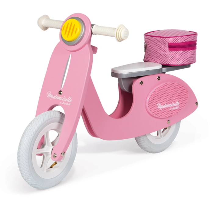 Kinderroller "Scooter" Laufrad "Mademoiselle", rosa