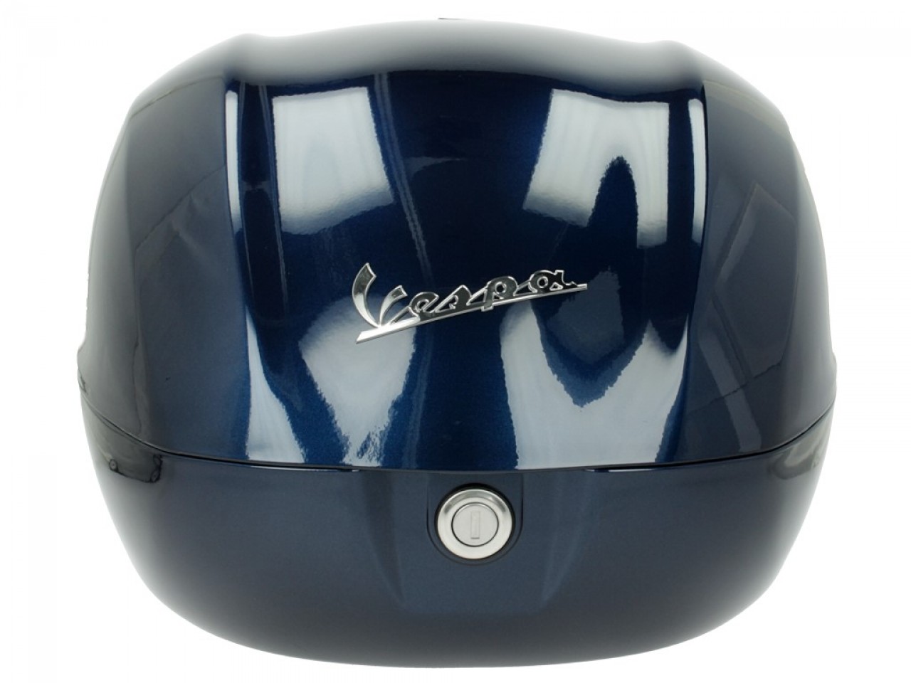 Topcase Kit 32L blue midnight (222/A), Rückenpolster beige für Vespa Sprint / Primavera