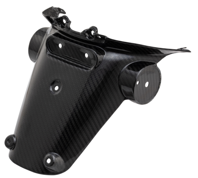 Nummernschildhalter für Vespa Primavera/​Sprint 50-150ccm, Carbon