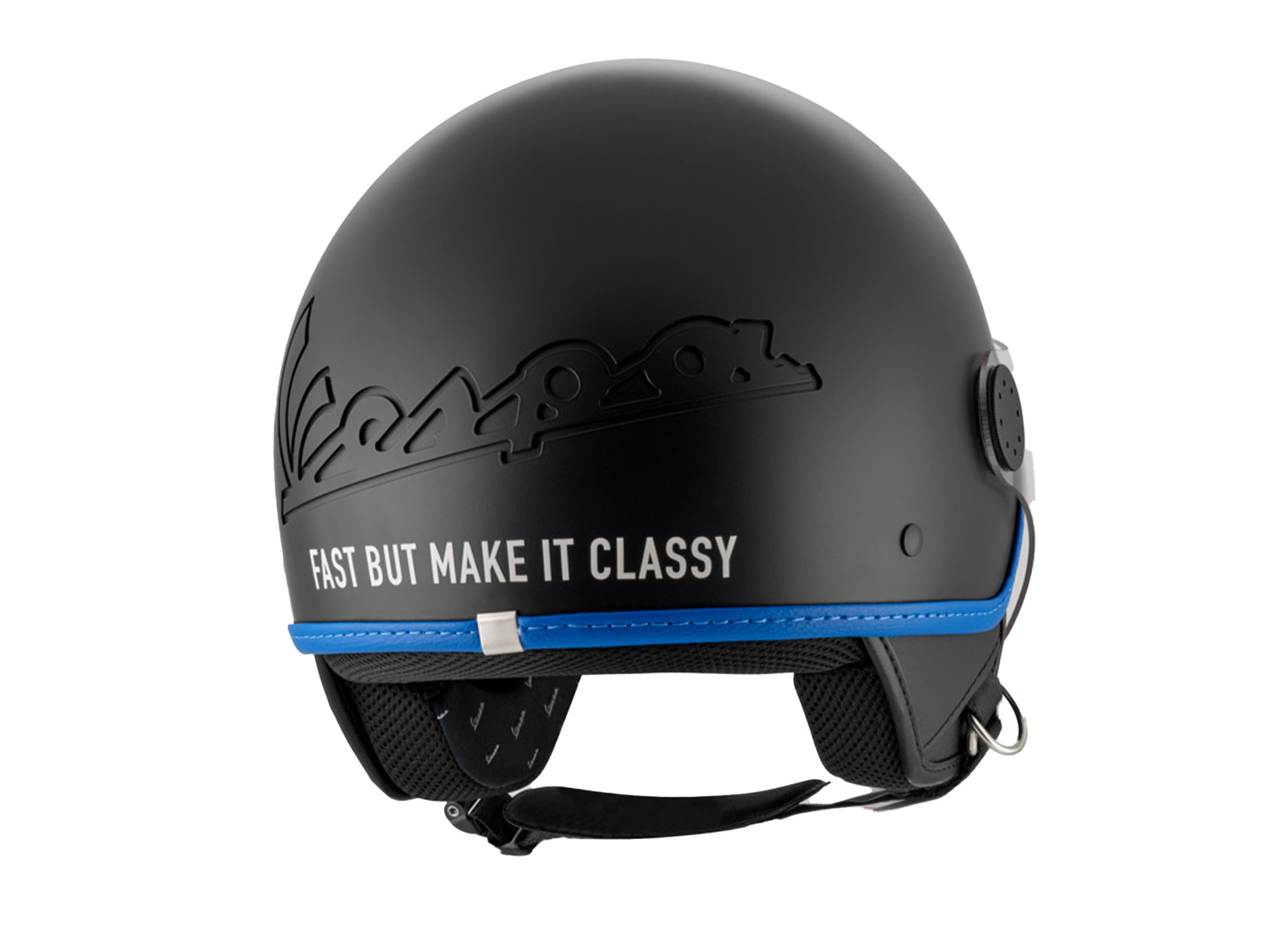 Vespa Jethelm Visor 4.0 DEC Blade schwarz matt