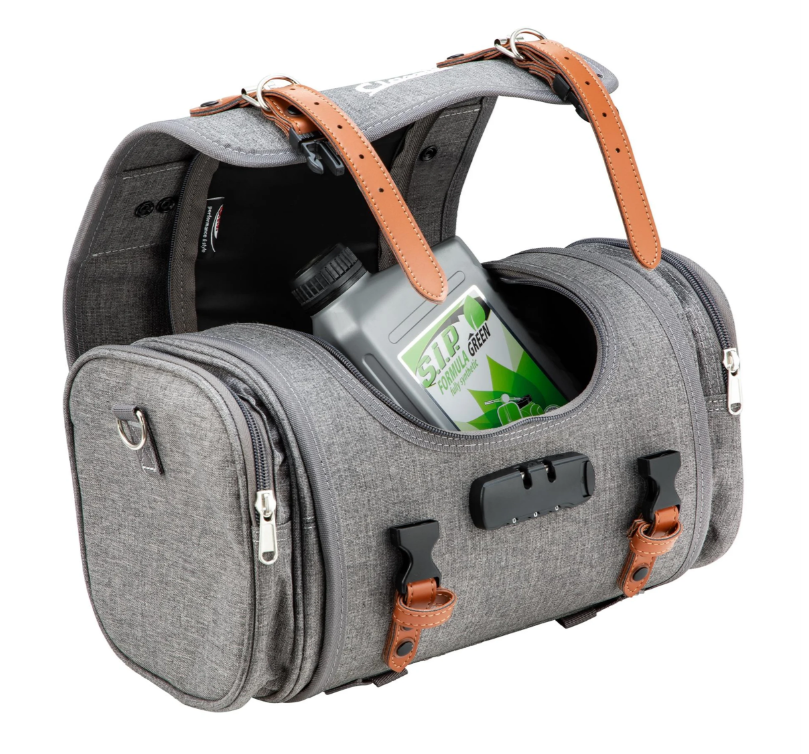 Tasche "Classic" klein für Vespa, Nylon, grau