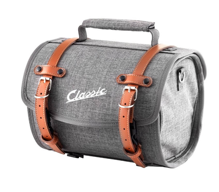 Tasche "Classic" klein für Vespa, Nylon, grau