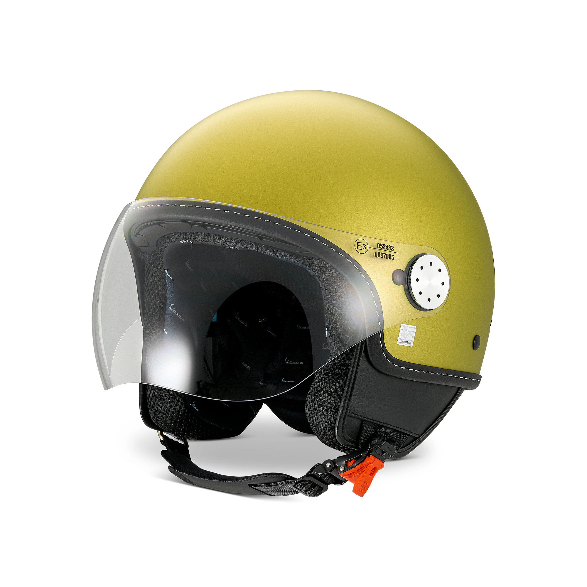 Vespa Jethelm Visor 4.0 grün ambizioso matt
