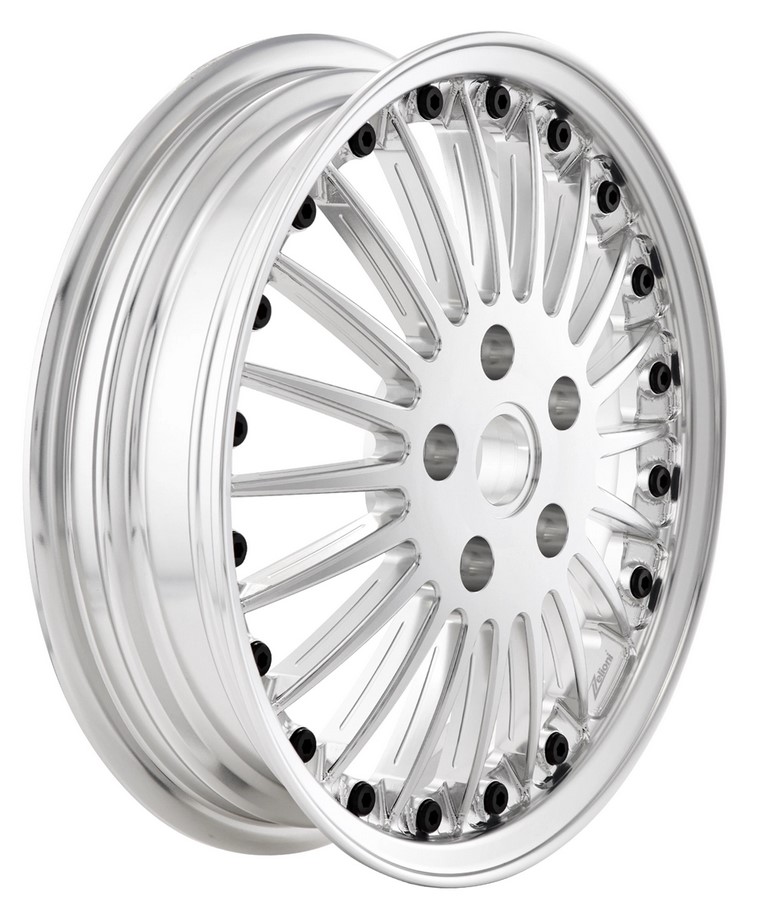 Felge Sport Classic vorne/hinten für Vespa GTS/​GTS Super/​GTV/​GT/​946 125-300ccm, silber