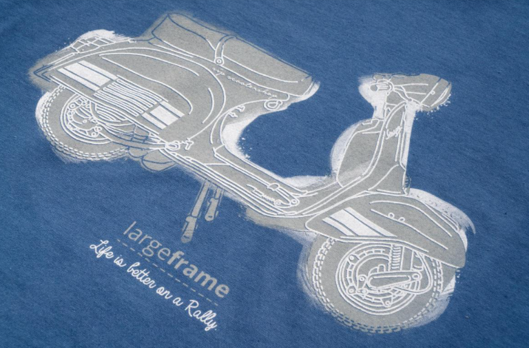 T-Shirt "Life is better on a Rally", Herren blau