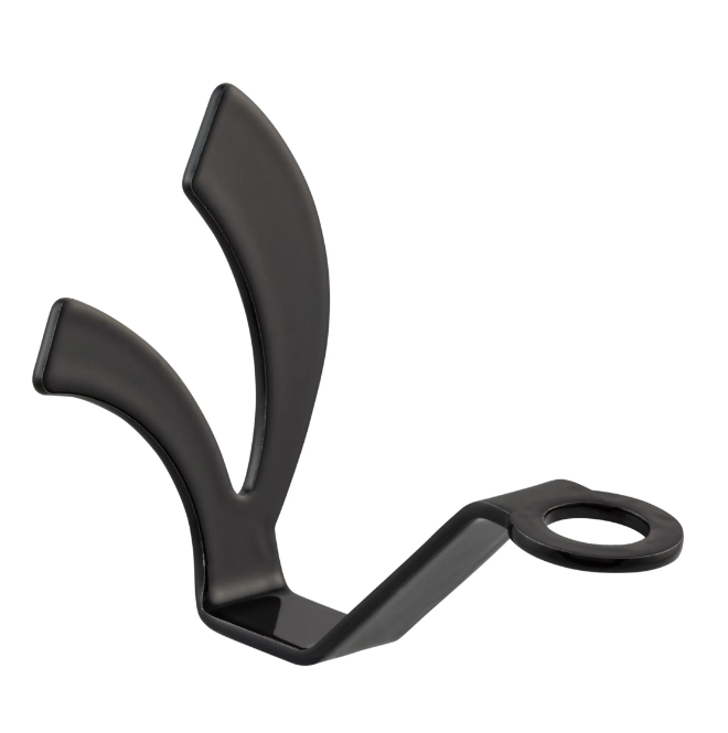 Helmhaken, unter Sitz für Vespa, schwarz glänzend