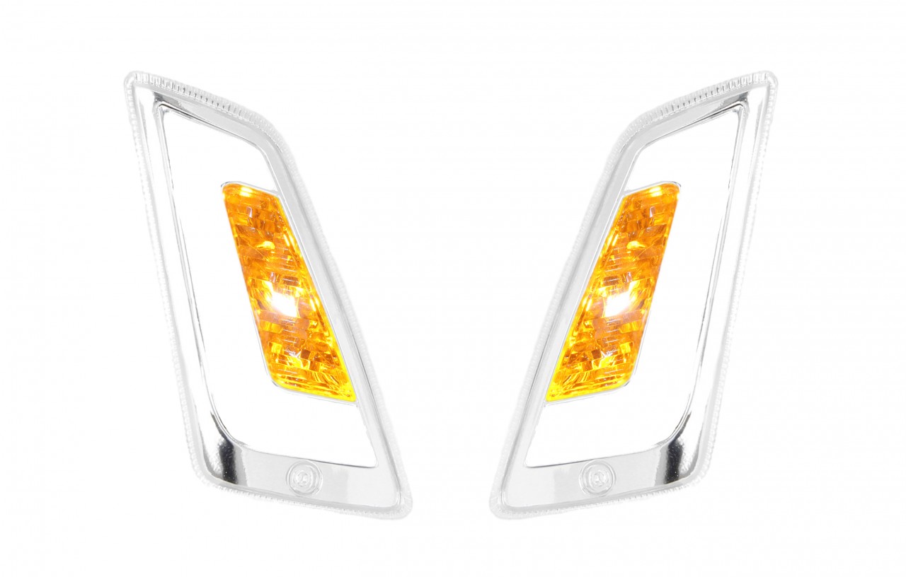 LED Blinkersatz vorne, klar für Vespa GT, GTL, GTV, GTS 125-300