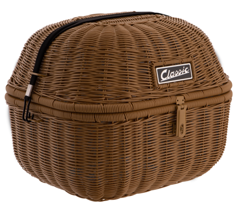 Gepäckkorb Classic für Vespa, braun