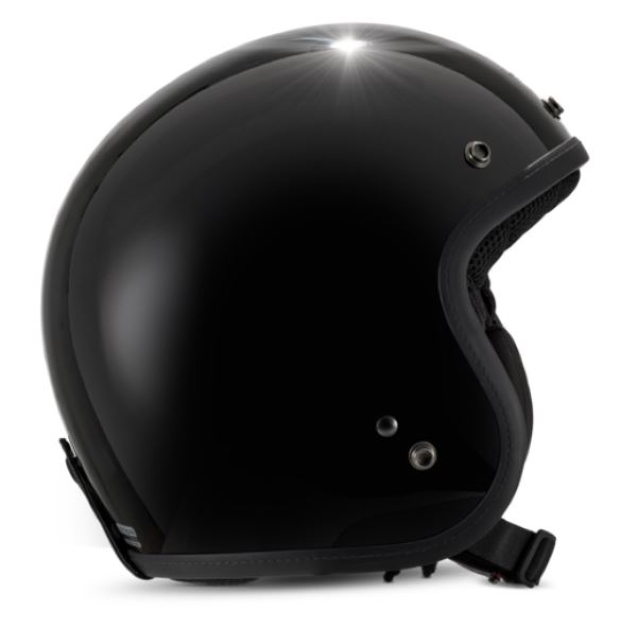 Vespa Jethelm Versilia schwarz