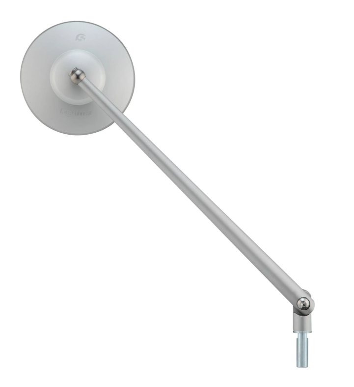 Standard Spiegel für Vespa, Rechtsgewinde, silber matt