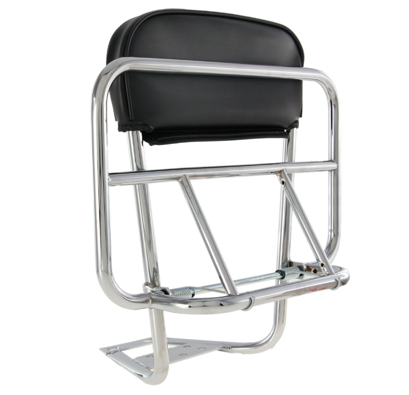 Gepäckträger hinten für Vespa PX 80-200ccm, klappbar, chrom
