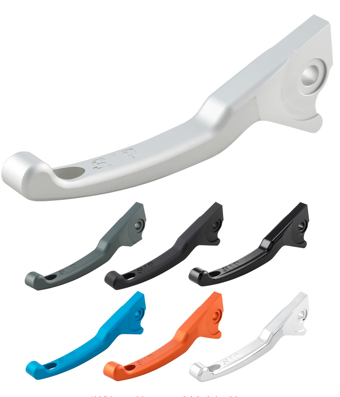 Sporthebel Set Bremse Shorty für Vespa LX /​LXV /​S /​Primavera /​Sprint 50-150ccm, schwarz matt