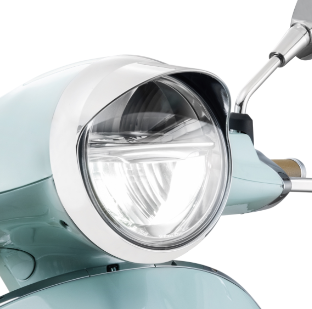Lampenring für Vespa Primavera 50-125ccm 2T/​4T, chrom