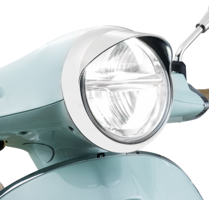 Lampenring für Vespa Primavera 50-125ccm 2T/​4T, chrom