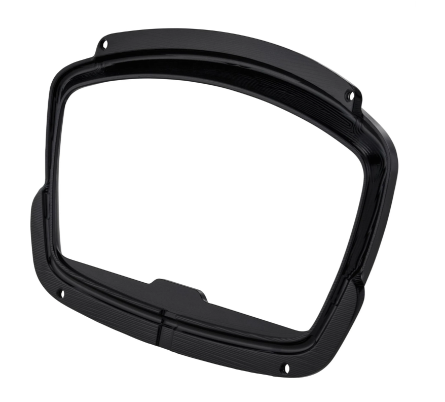 Zierring Tachometer für Vespa GTS Supertech HPE 125/​300 ('19-), schwarz glänzend