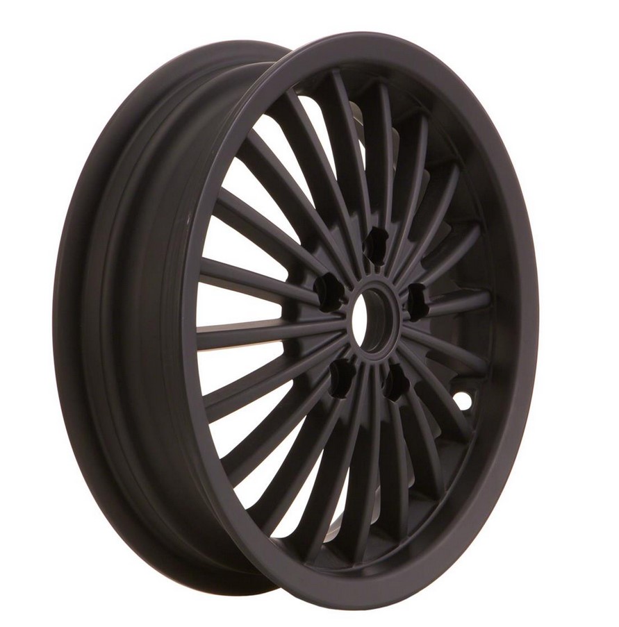 Felge vorne/hinten für Vespa GTS/​GTS Super/​GTV/​GT 60/​GT/​GT L 125-300ccm, schwarz matt