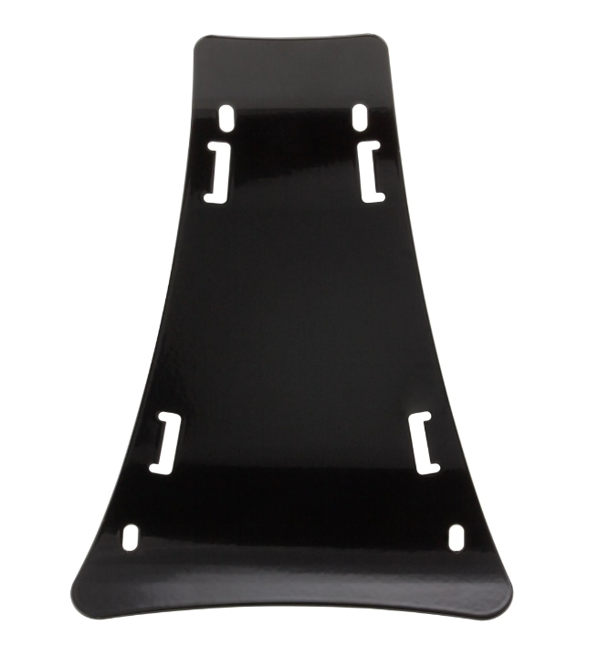 Gepäckträger Durchstieg Footplate 2.0 für Vespa GTS/​GTS Super/GTV/GT, schwarz glänzend