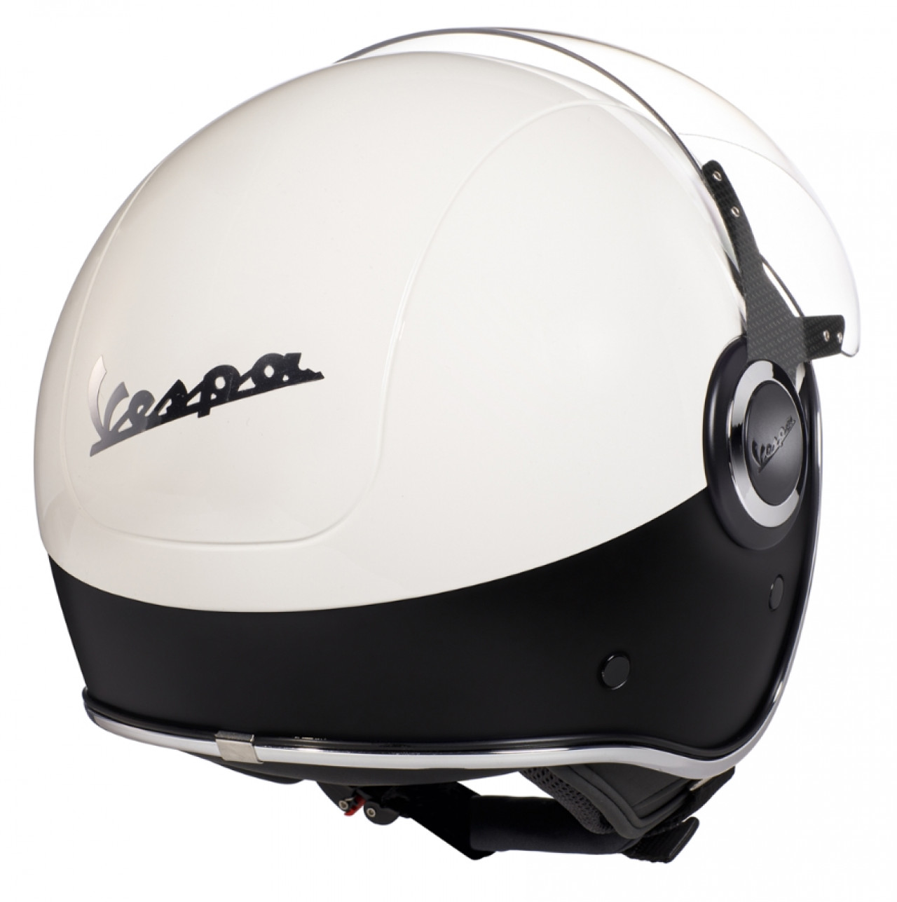 Vespa VJ Helm weiß / schwarz