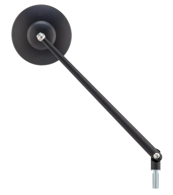 Standard Spiegel für Vespa, Rechtsgewinde, schwarz matt