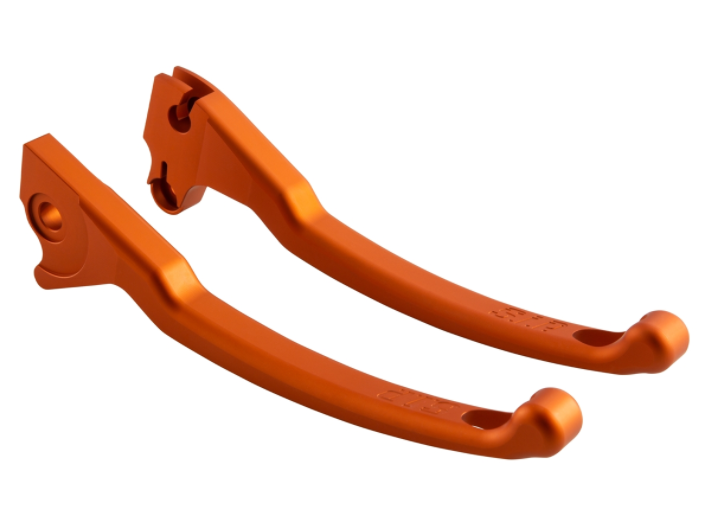 Sporthebel Set Bremse links/rechts für Vespa LX/​LXV/​S/​Primavera/​Sprint 50-150ccm, orange matt