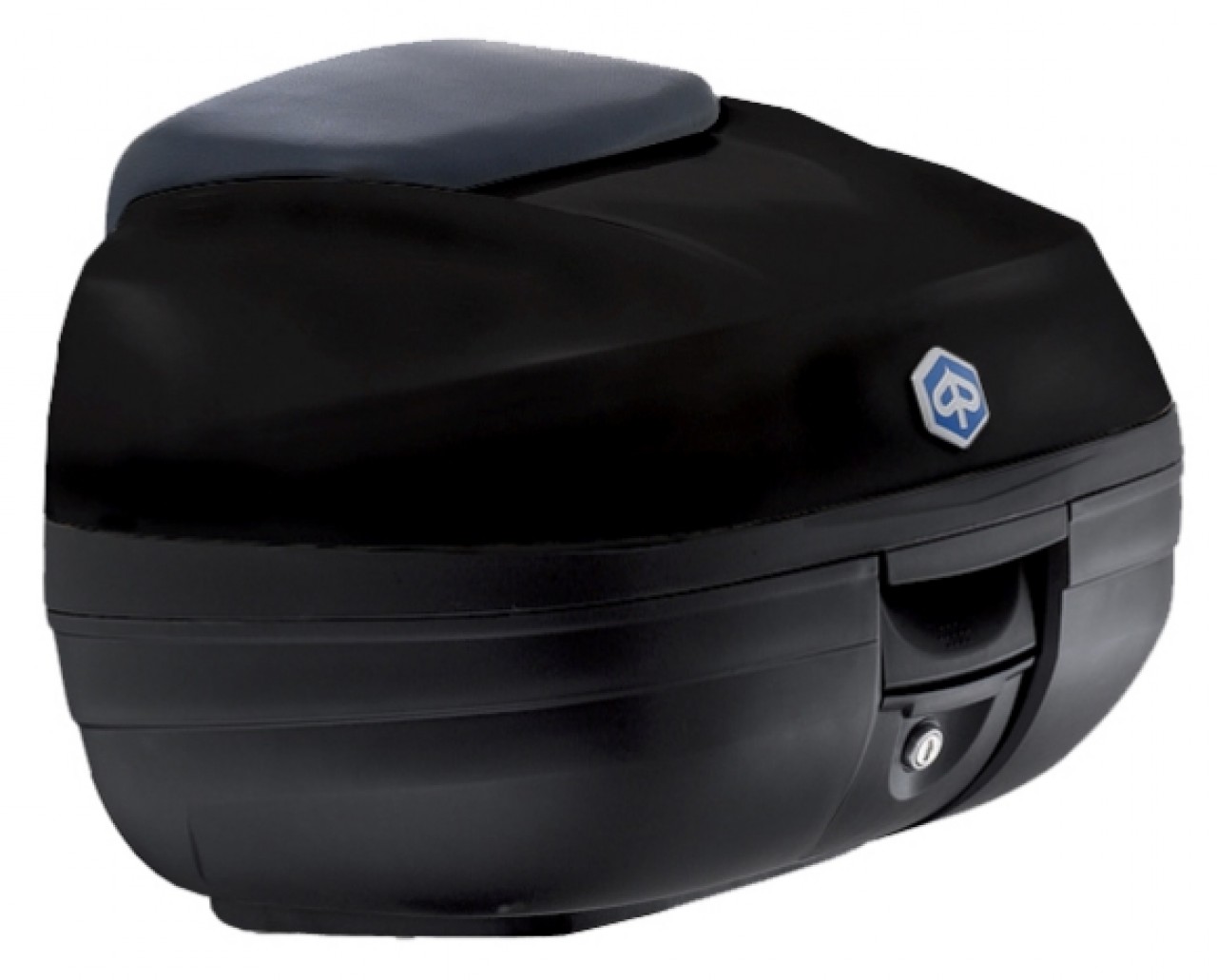 Top Case Kit (inkl. Halteplatte), 37 l, schwarz für Piaggio MP3 125 / 300 / Sport HPE