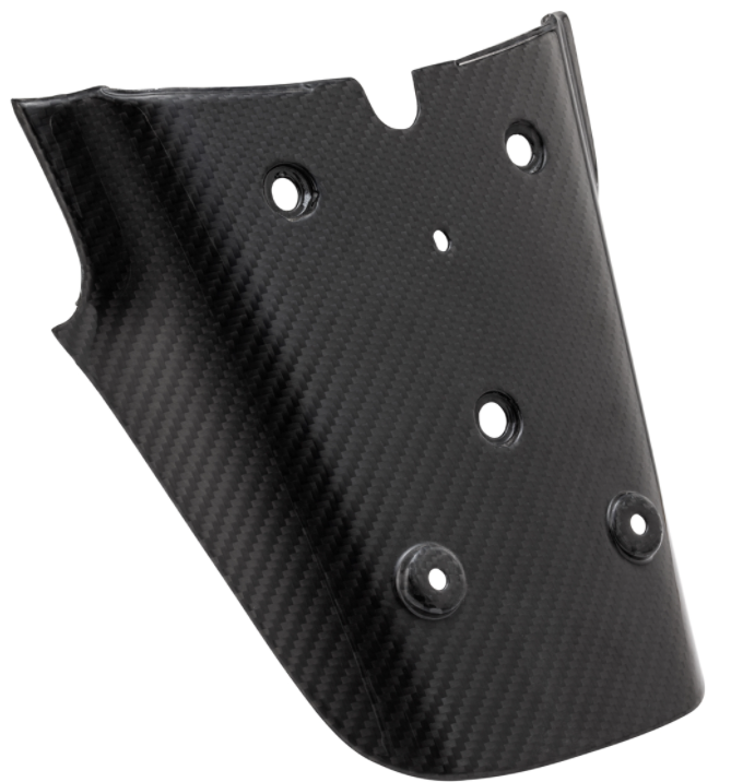 Nummernschildhalter hinten für Vespa GTS/​GTS Super/​GTV 125-300ccm, Carbon