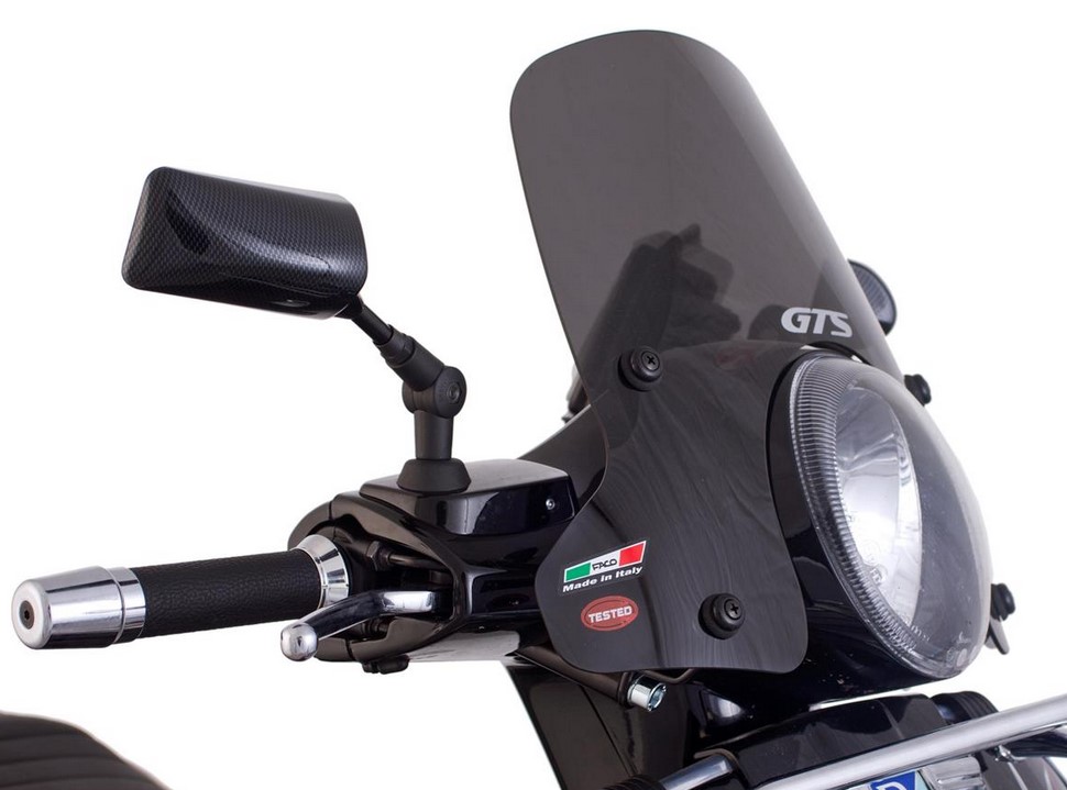 Windschild halbhoch für Vespa GTS/​GTS Super/​​GT/​GT L 125-300ccm, getönt