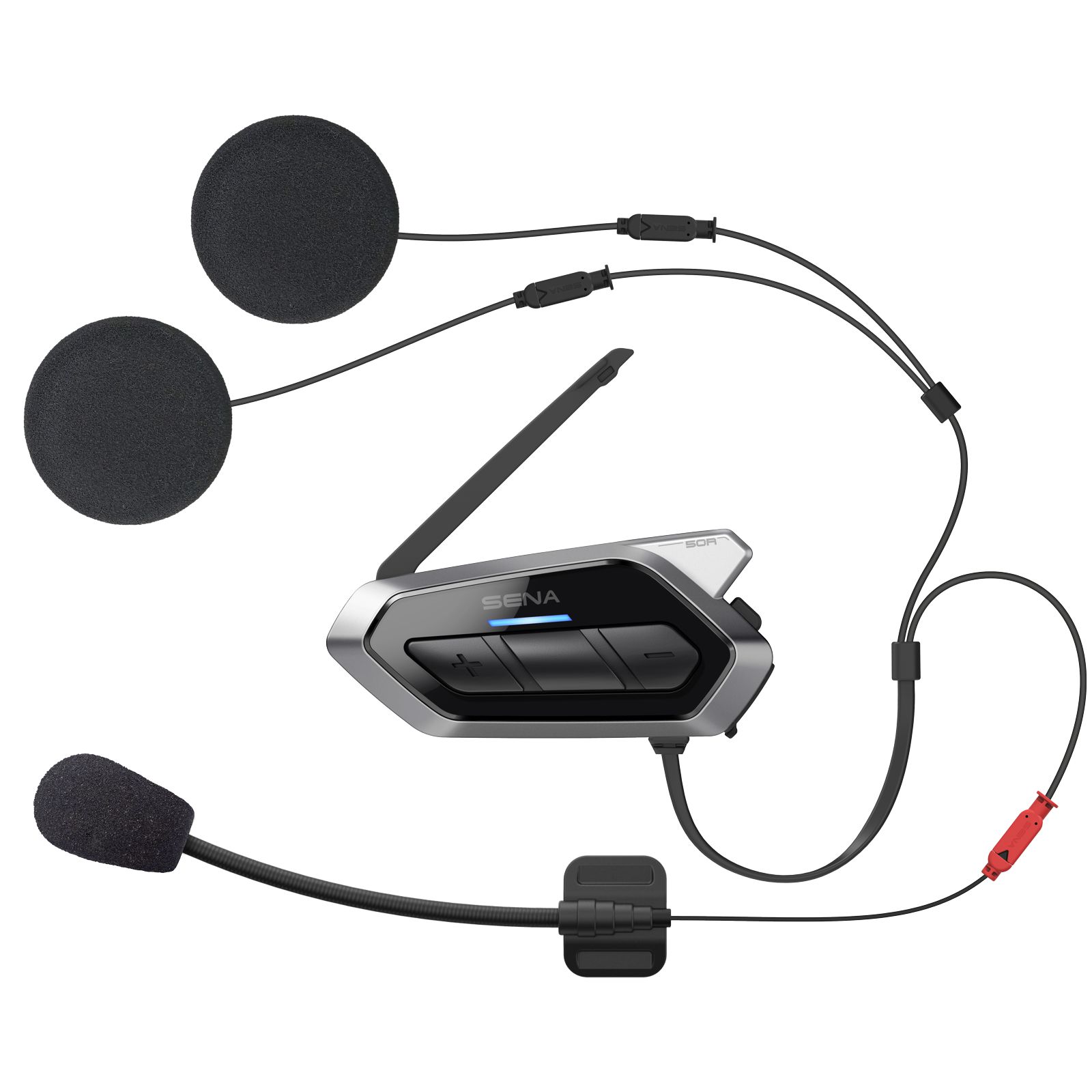 SENA 50R Einzelset - Sound by Harman Kardon - Bluetooth Kommunikationssystem für Motorräder