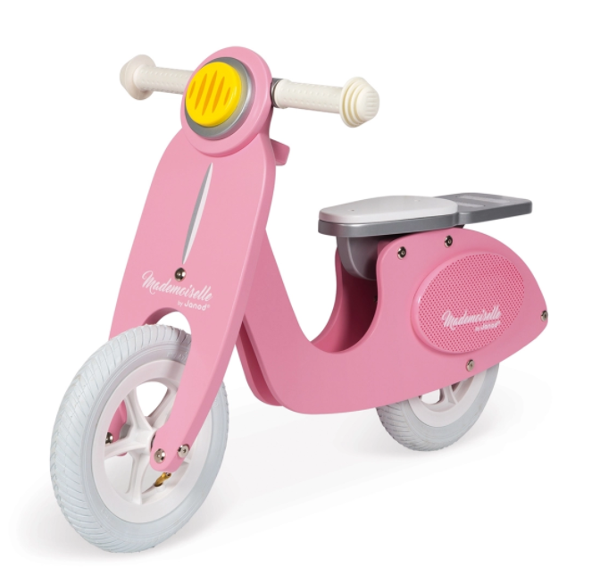 Kinderroller "Scooter" Laufrad "Mademoiselle", rosa