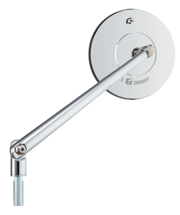 Standard Spiegel für Vespa, Linksgewinde, chrom