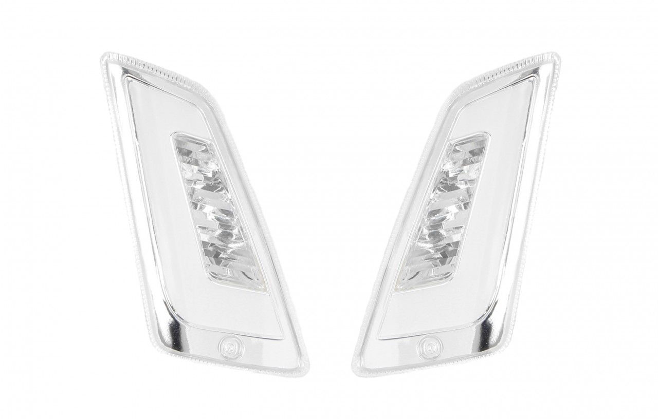LED Blinkersatz vorne, klar für Vespa GT, GTL, GTV, GTS 125-300