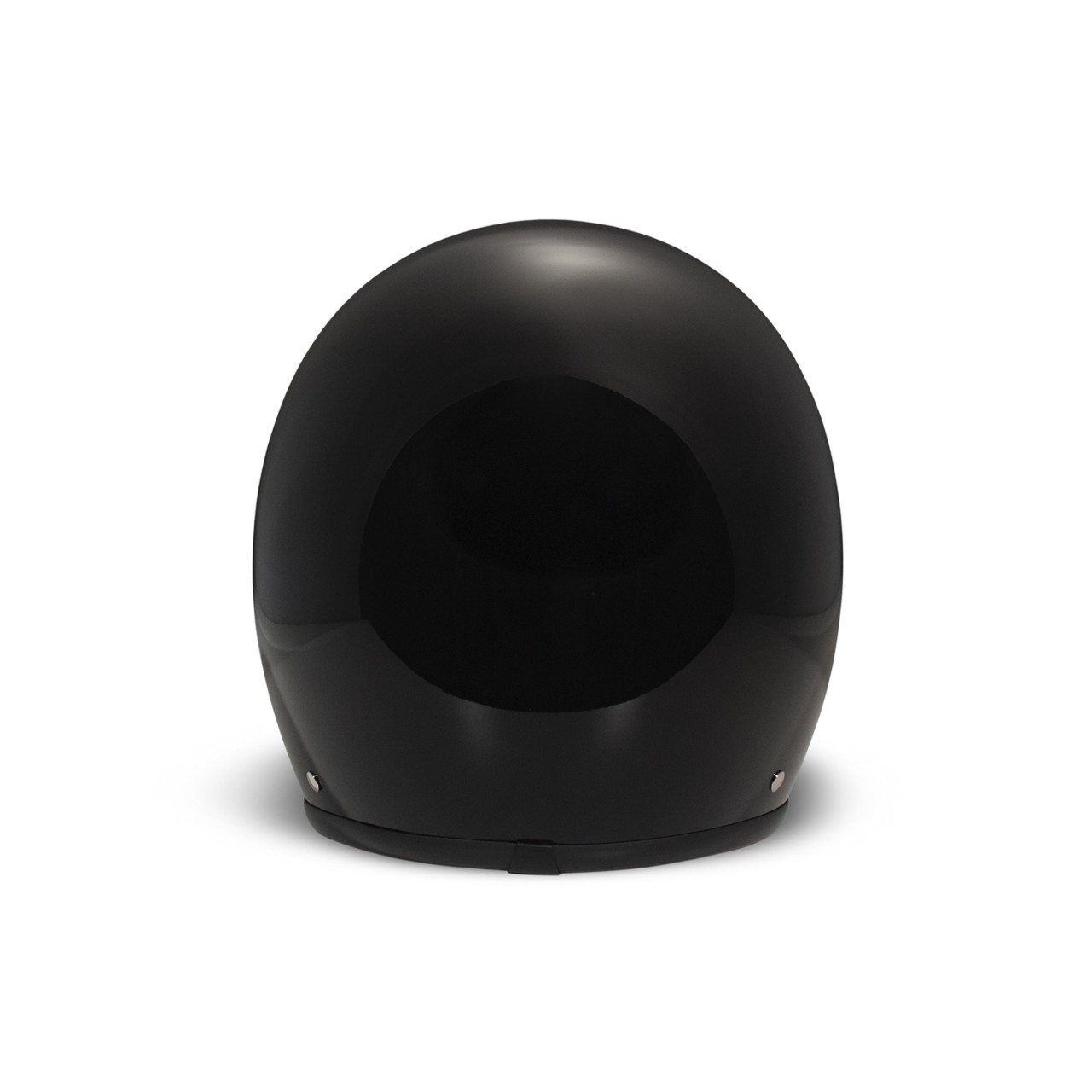DMD Jethelm Retro, schwarz, glänzend, Solid Black,Fiberglas, ECE 22.06