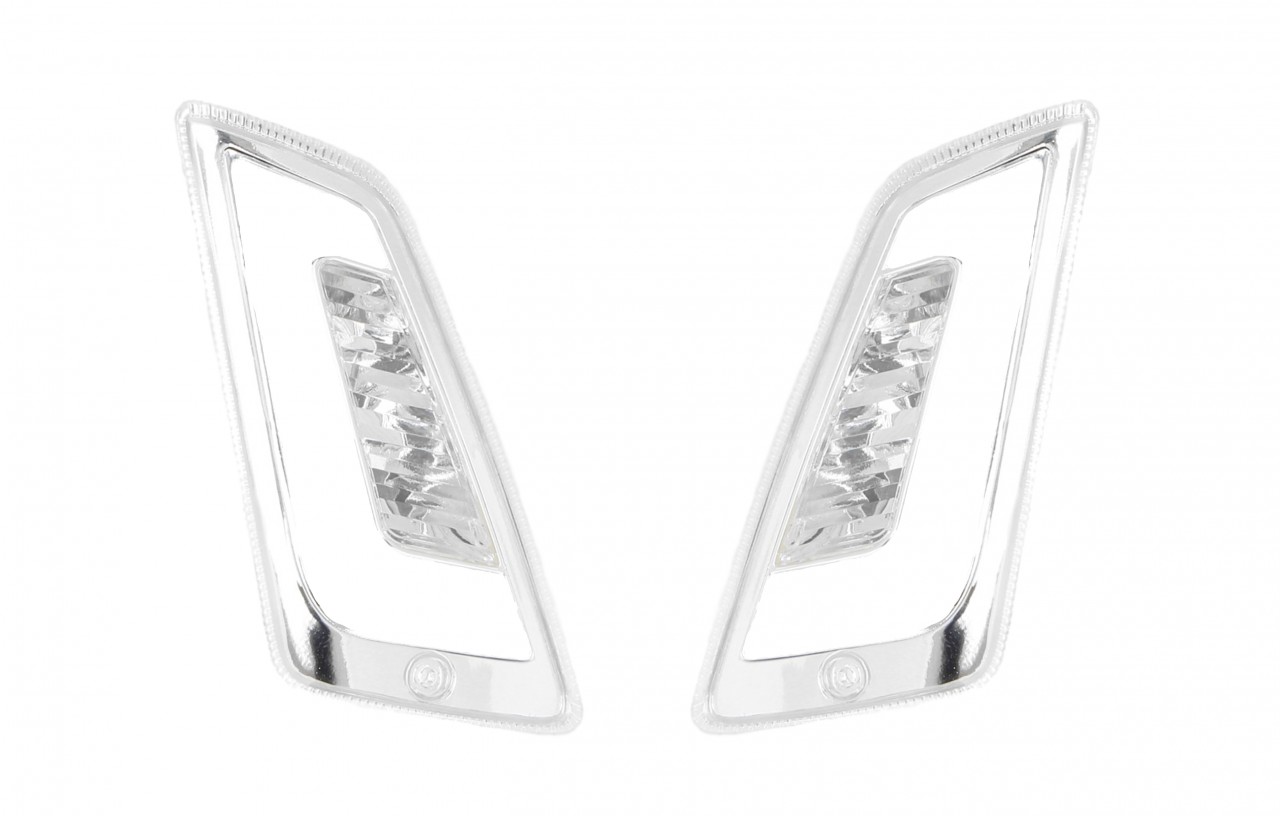 LED Blinkersatz vorne, klar für Vespa GT, GTL, GTV, GTS 125-300