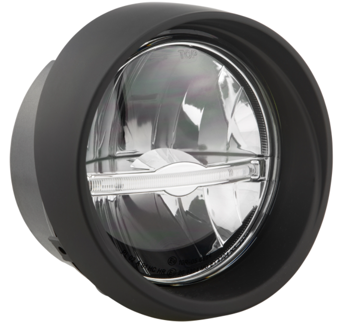 Scheinwerfer LED für Vespa Primavera 50-150ccm 2T/​4T (-'18), schwarz matt