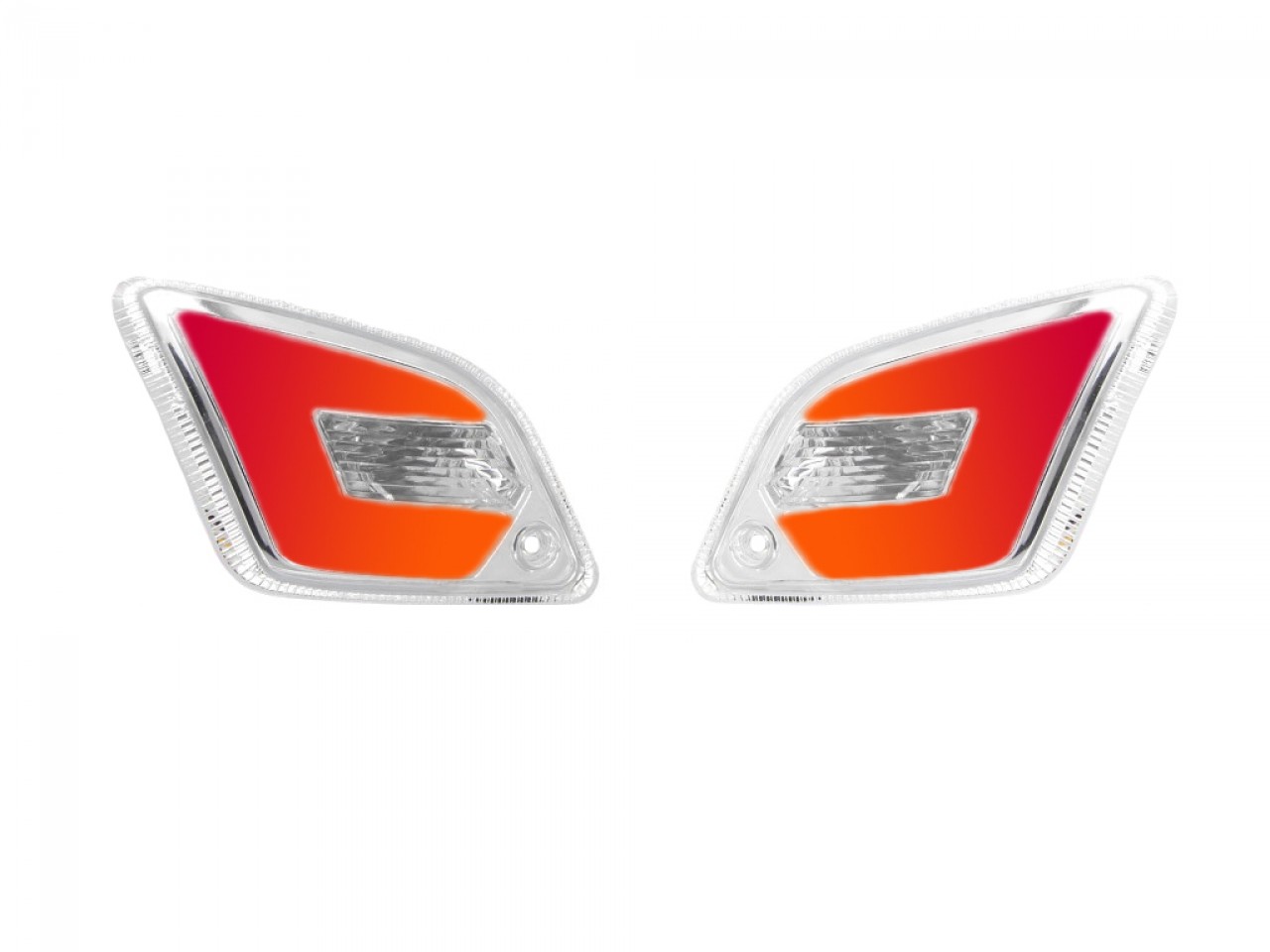 LED Blinkersatz hinten, klar für Vespa GT, GTL, GTV, GTS 125-300 (2014-2018)
