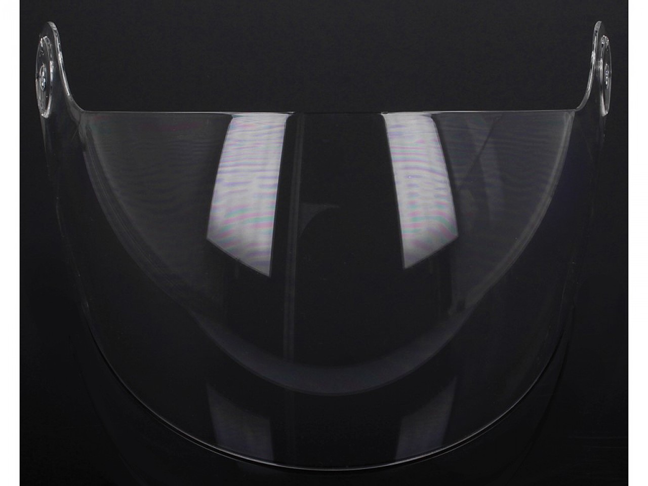 Helmo Milano Visier für Turbine Helm, klar, kratzfest, lang