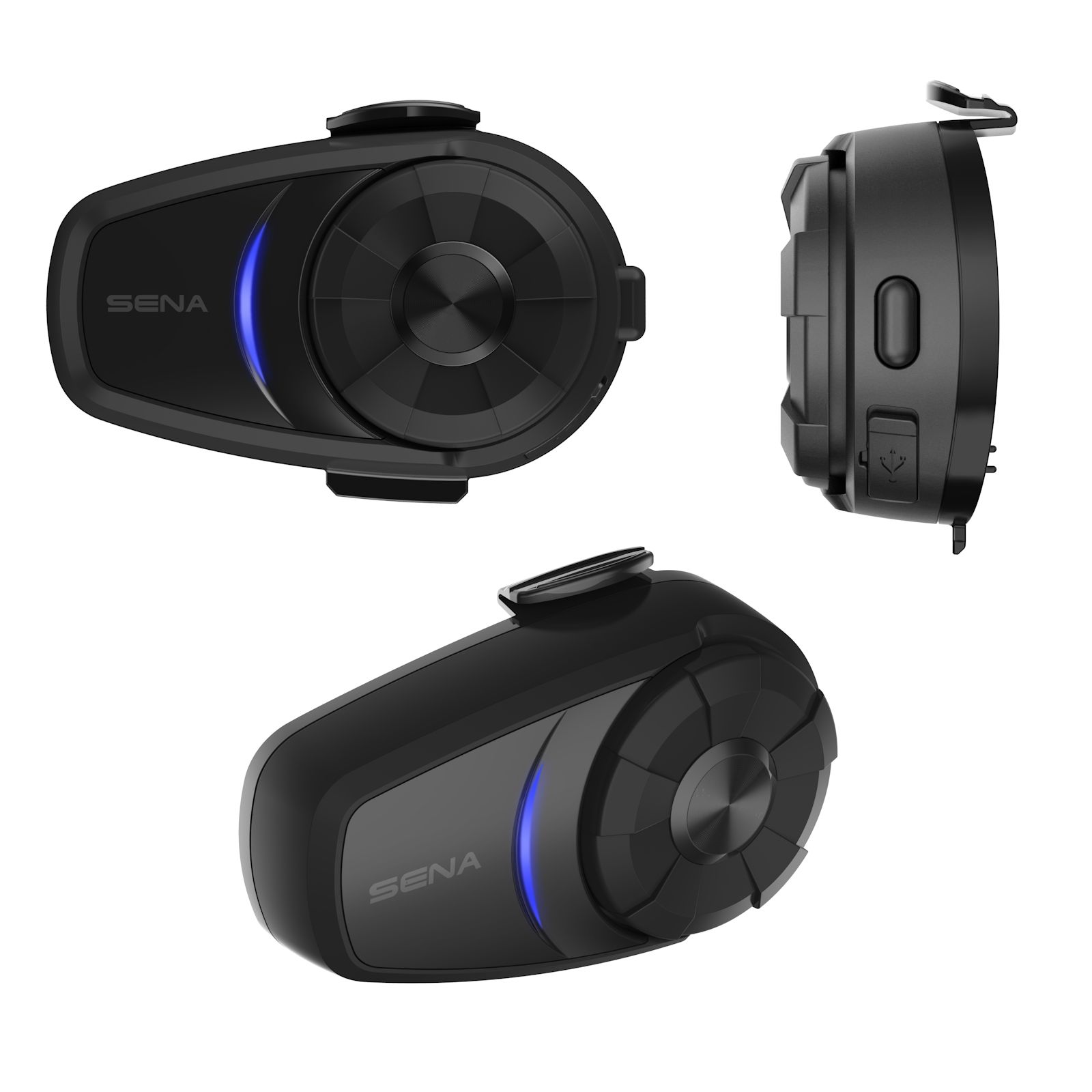 SENA 10S Einzelset - Bluetooth Kommunikationssystem für Motorräder