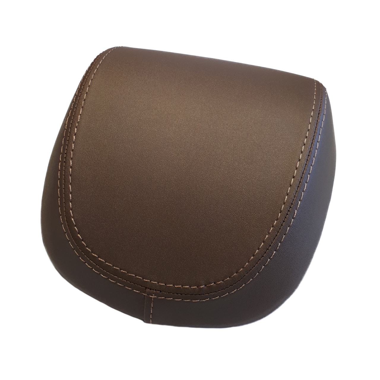 Topcase Kit 32L deep blue matt opaco (288/A), Rückenpolster braun für Vespa Primavera