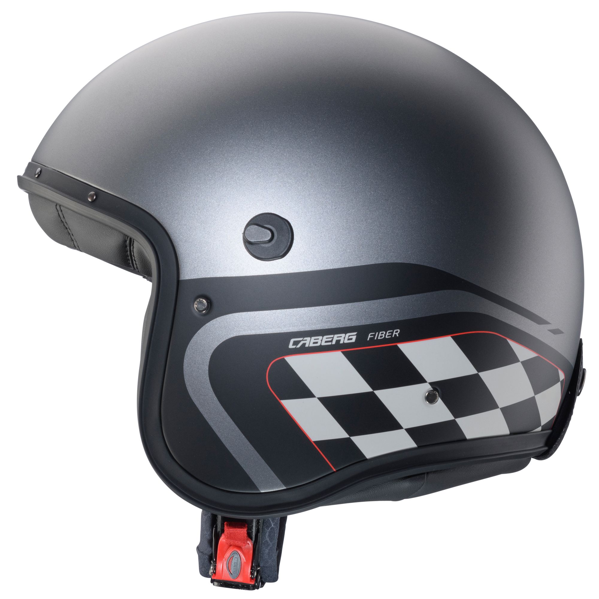 Caberg Helm Freeride X Daytona matt-gun metallic/schwarz-weiß