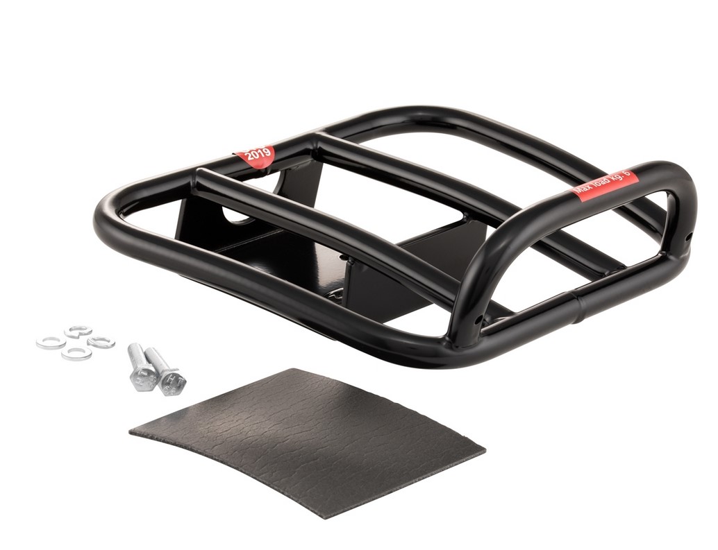 Gepäckträger hinten 70's für Vespa GTS /​ GTS Super HPE 125-300 ('19-), schwarz glänzend