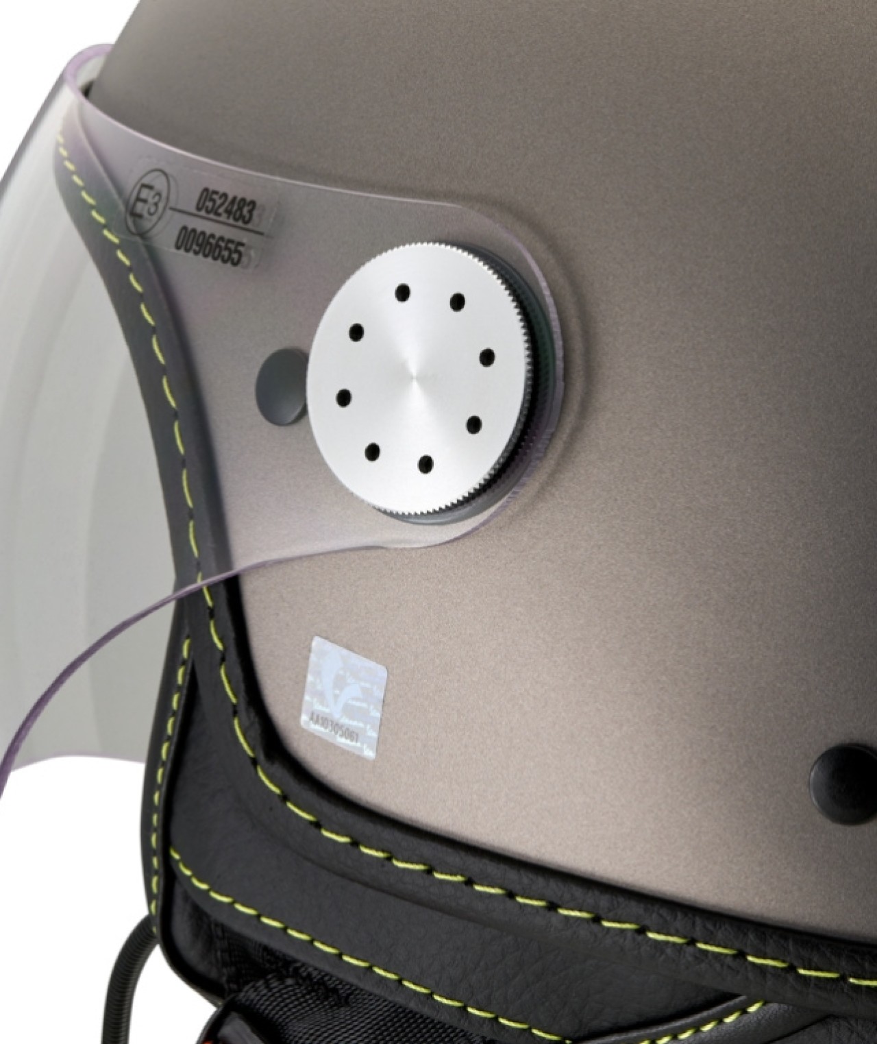 Vespa Jethelm Visor 4.0 Grigio Ottimista Matt - Bluetooth - L1