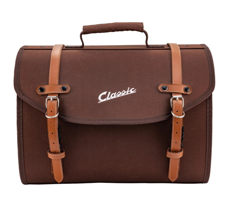 Tasche "Classic" groß für Vespa, Nylon, tobacco braun