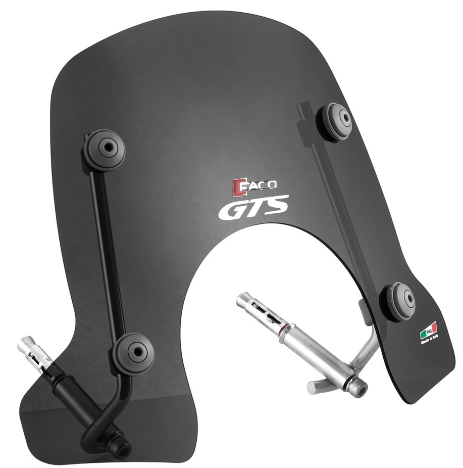 Windschild halbhoch für Vespa GTS/​GTS Super/​​GT/​GT L 125-300ccm, getönt