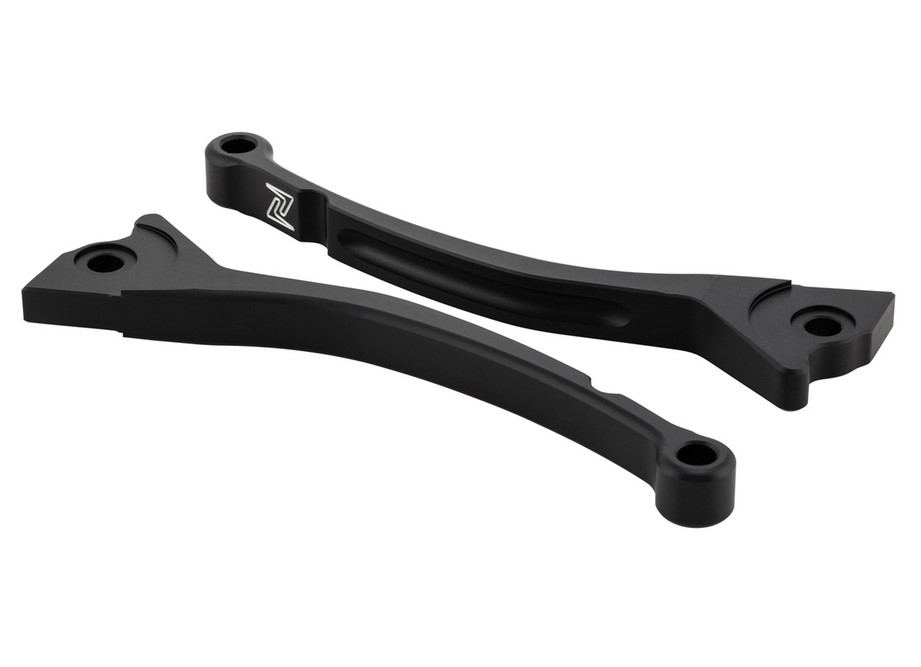 Sporthebel Set Bremse ZELIONI für Vespa, rechts und links, schwarz matt