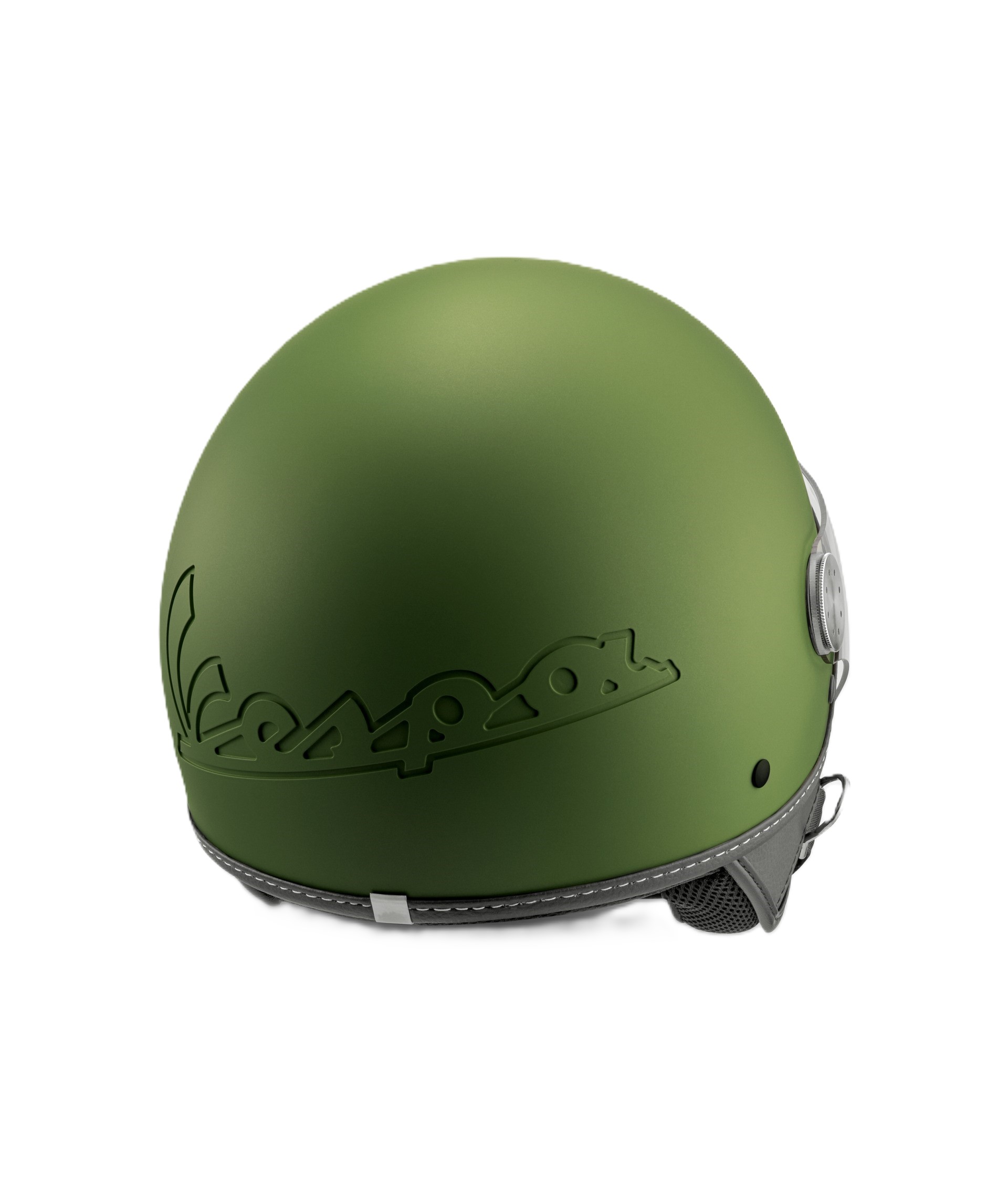 Vespa Jethelm, Vespa Visor LangHe, grün matt (V29)