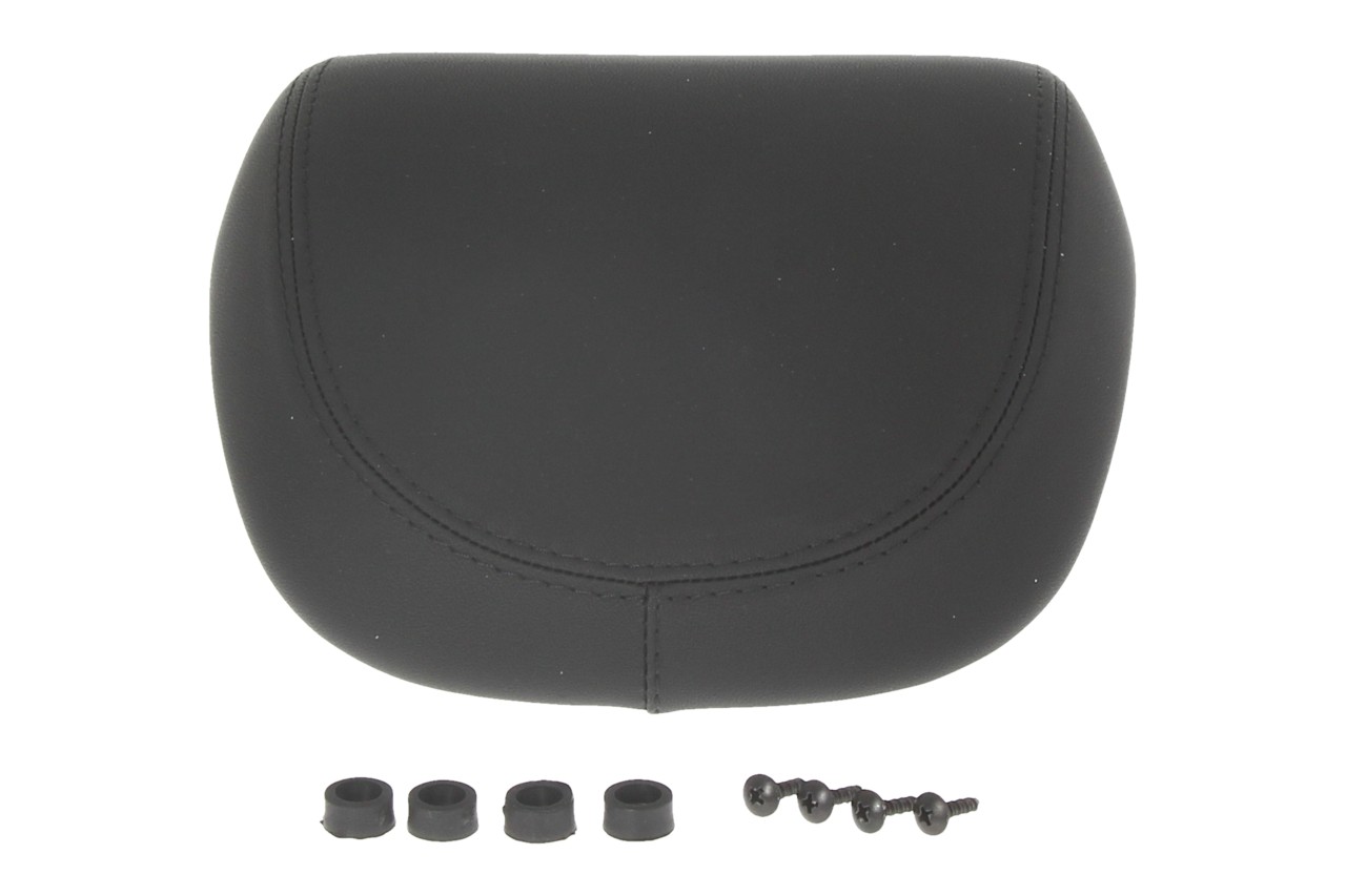 Topcase Kit 32L nero cosmo (98/A), Rückenpolster schwarz, Gepäckträger chrom für Vespa Primavera