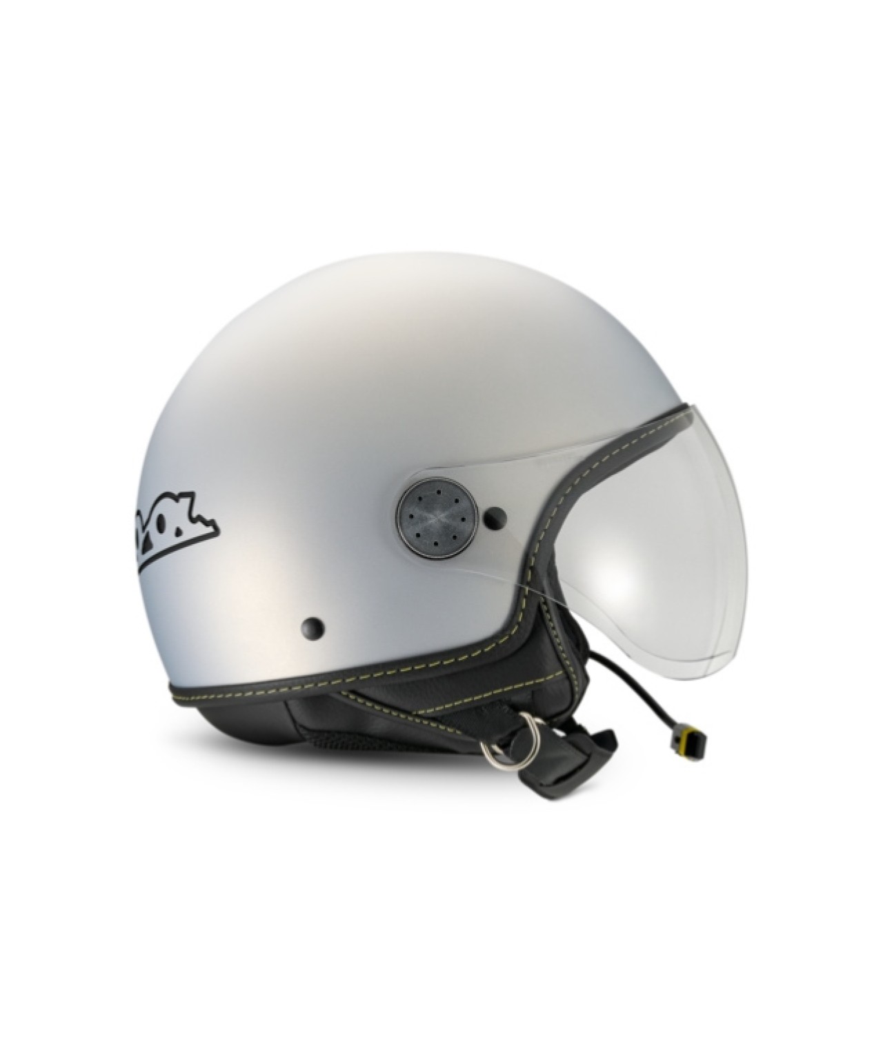Vespa Jethelm Visor 4.0 Grigio Entusiasta Matt - Bluetooth